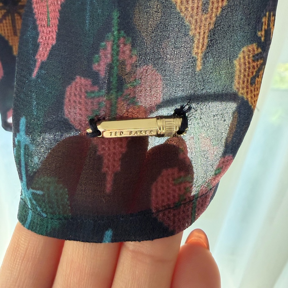 Ted Baker Multicolor Patterned Dress - Picture 4 of 5